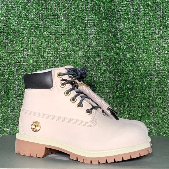 Timberland youth 6in premium boot Cement. - Picture 3 of 5
